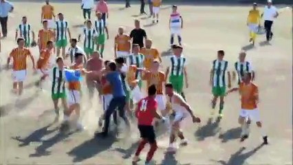 Futbol değil boks maçı