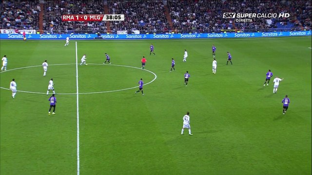 Cristiano Ronaldo second goal vs Málaga 24/01/2010 HD 1080i by mzztter08