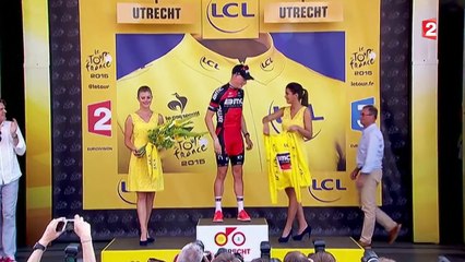 Tour de France 2015 : l'Australien Rohan Dennis maillot jaune