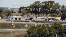 Essai de la Peugeot 208 T16 Pikes Peak sur le circuit de Pau-Arnos
