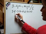 Mala škola matematike za šesti razred - LINEARNE jednadžbe vježba br. 111.