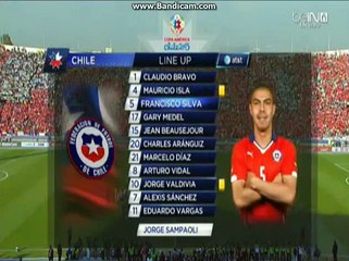 Chile vs Argentina Line Up-s Copa America 2015