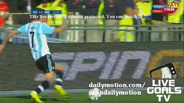 Di Maria Gets Injured | Chile 0-0 Argentina