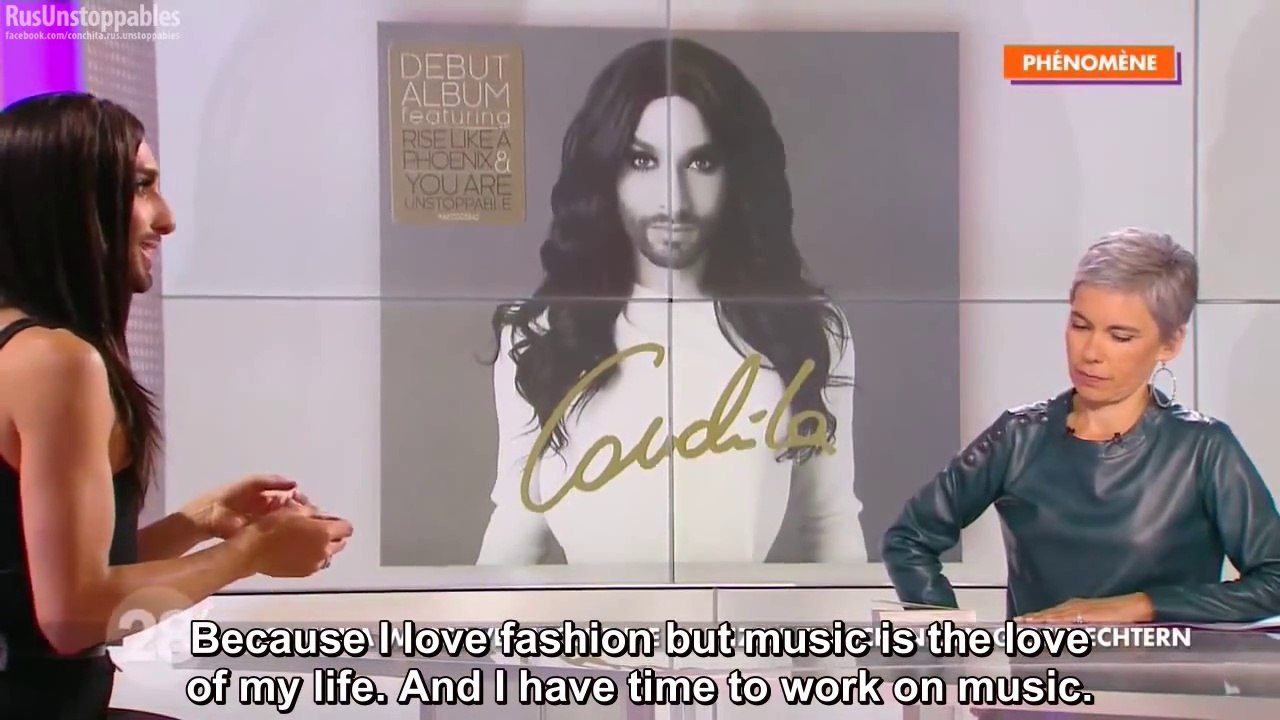 28 minutes, ARTE, 18.06.2015 - Conchita Wurst (english subtitles)