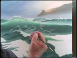 Painting foam patterns with Byron Pickering,