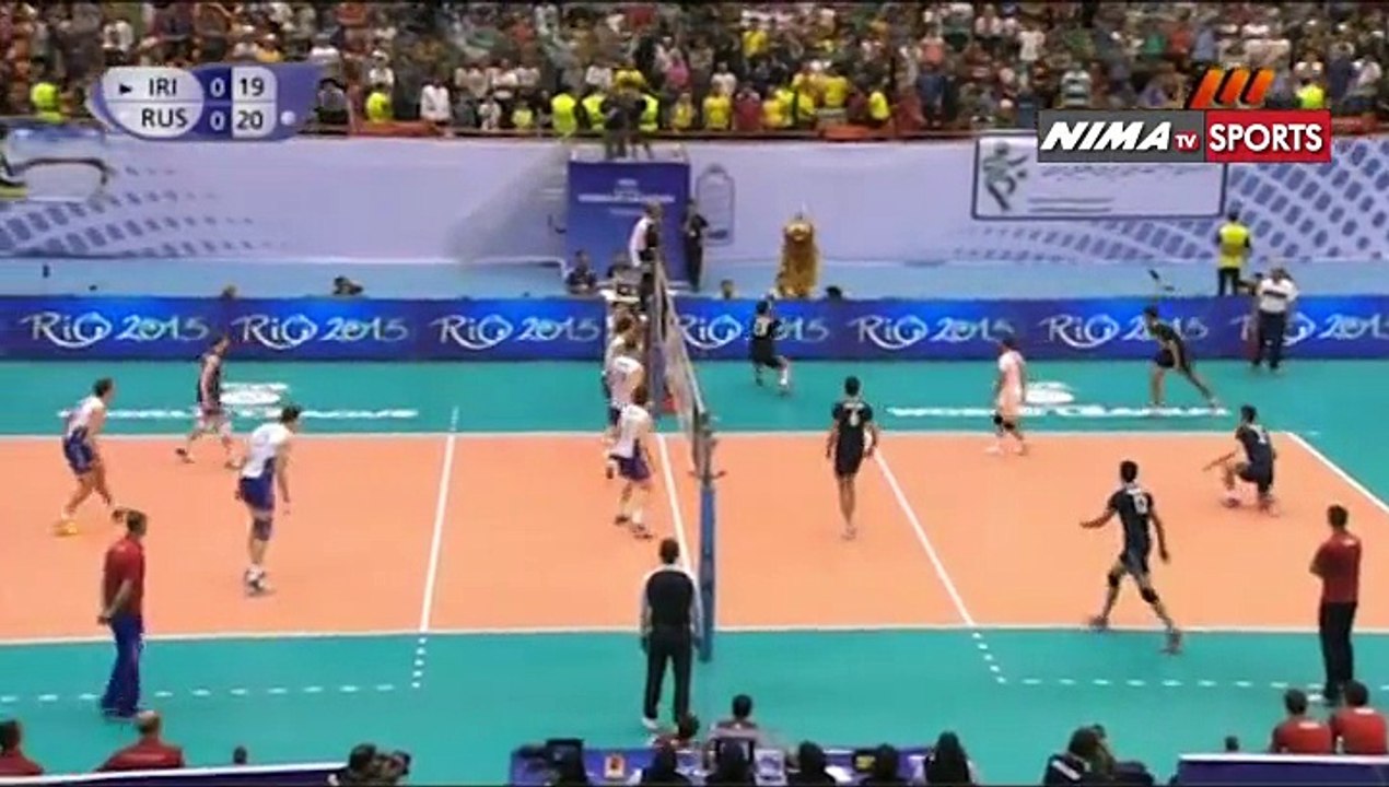 Highlight Volleyball : Iran - Russia Game 2 Tehran