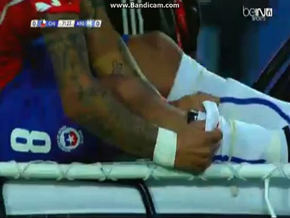 Arturo Vidal injured | Chile vs Argentina
