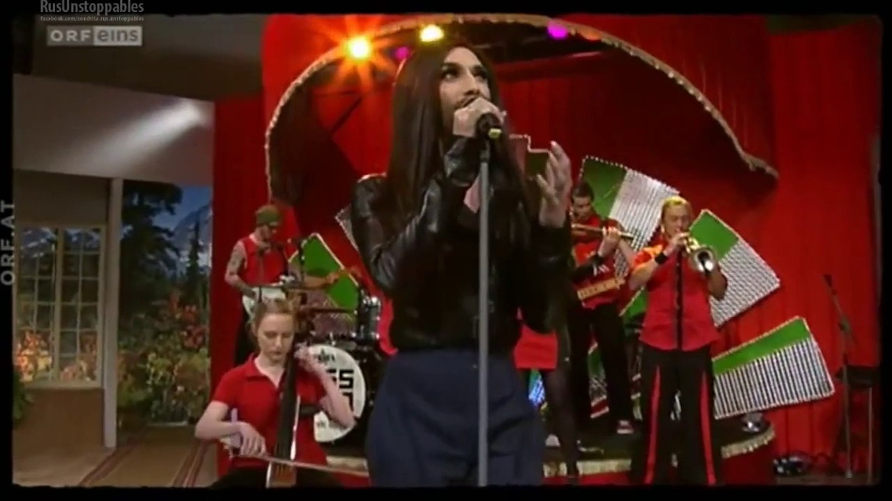 Conchita Wurst (ORF1, Willkommen Österreich, 12.05.15) русские субтитры