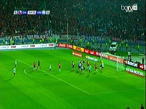 سانشيز يهدر فرصة هدف امام الارجنتين