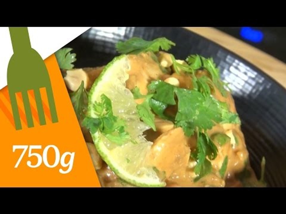 Recette du Poulet au beurre de cacahuètes - 750 Grammes