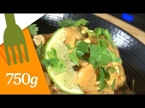 Recette du Poulet au beurre de cacahuètes - 750 Grammes