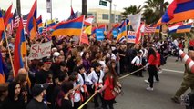 Thousands march in L.A. to mark Armenian genocide centennial
