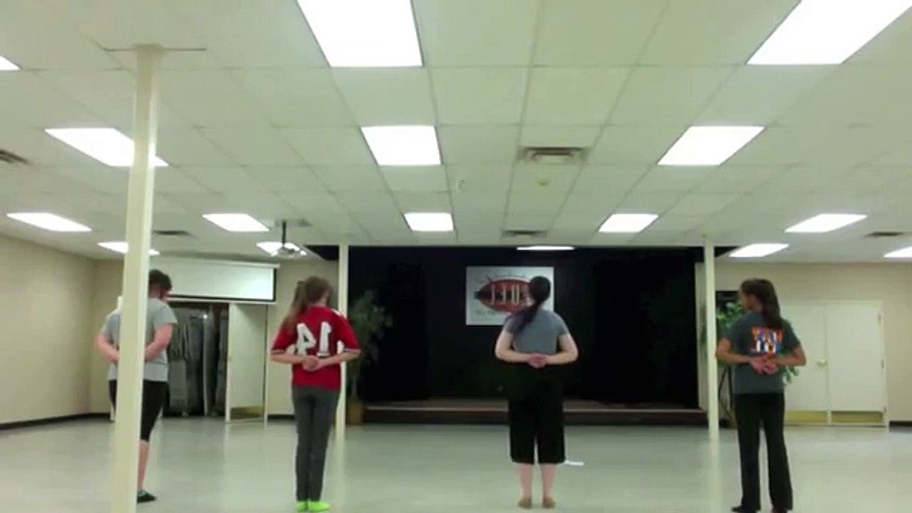 Newsies dance tutorial    backview