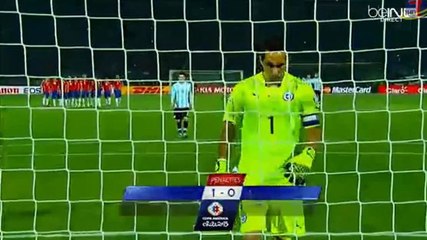 Messi scores the penalty! Chile 1-1 Argentina (4-1) | HD
