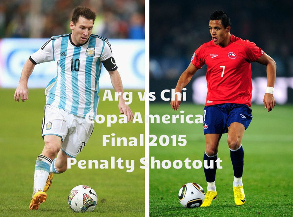 Argentina vs Chile Copa America Final 2015 - Arg vs Chi Penalty Shootout Copa America Final 2015