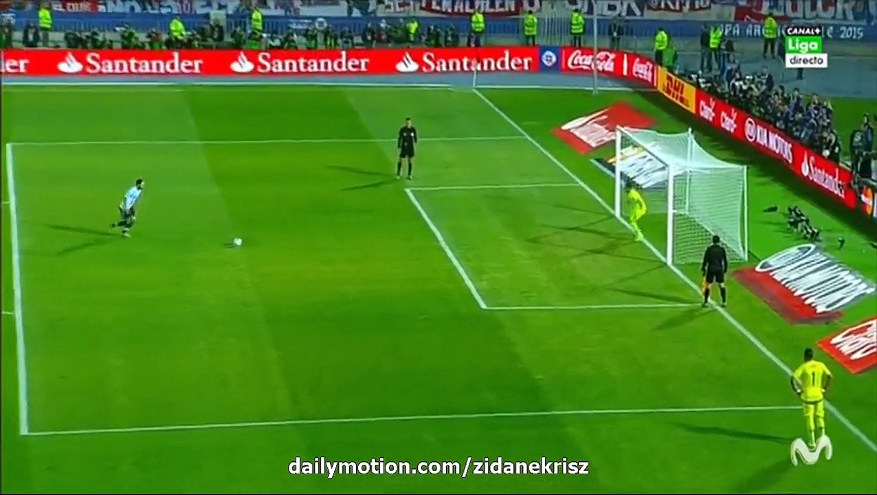 Chile wins 4:1 after penalties | Full Penalty Shootout | Chile 0:0 Argentina | Copa América Final 04.07.2015