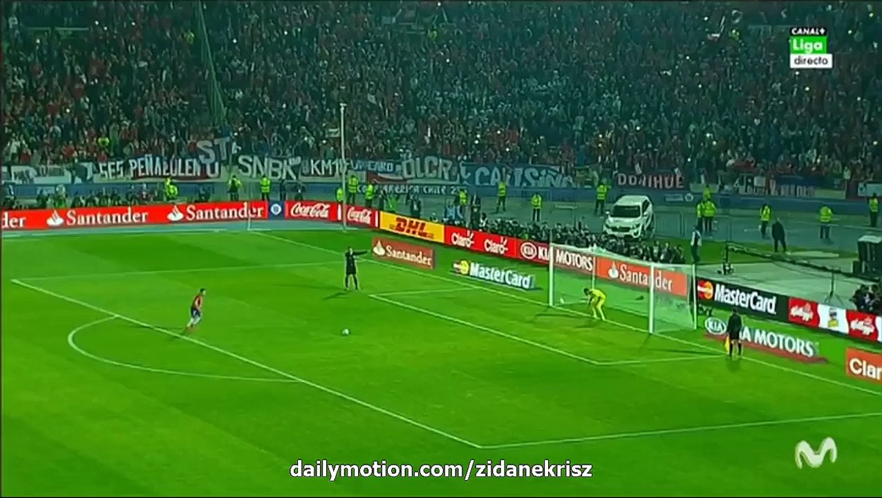 Alexis Sánchez winning penalty 4:1 | Chile 0-0 Argentina - Copa América Final 04.07.2015