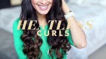 Heatless Curls Hair Tutorial CuteGirlsHairstyles