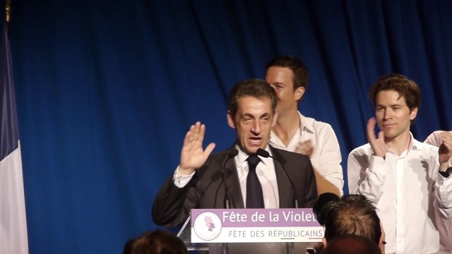 Fête de la violette - 2015 - 1er Extrait de l'intervention de Nicolas Sarkozy