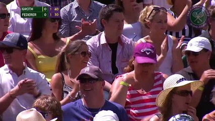 Sam Groth 1-3 Roger Federer