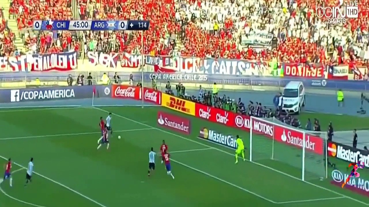 ملخص وركلات الترجيح مباراة تشيلي والارجنتين 0-0 (4-1) _ نهائي كوبا امريكا 2015 HD