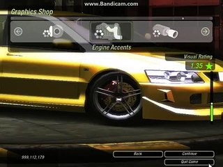 Need for speed Underground 2 - 2F2F Brian's Mitsubishi Lancer Evolution VII