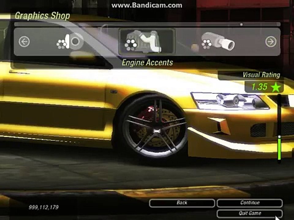 Need for speed Underground 2 - 2F2F Brian's Mitsubishi Lancer Evolution VII