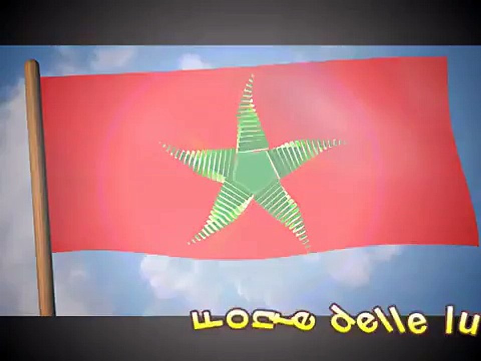 Inno nazionale del Marocco con la traduzione