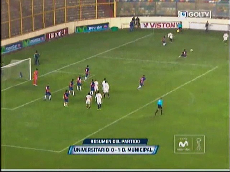 Universitario vs. Municipal: cremas cayeron 1-0 en el Monumental