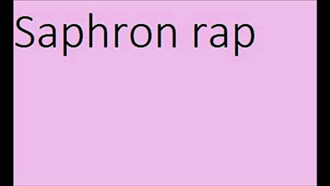 saphron rap