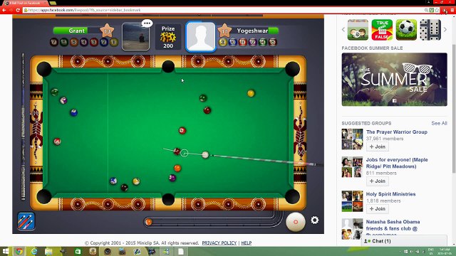 Miniclip 8 Ball Pool Trick Shot