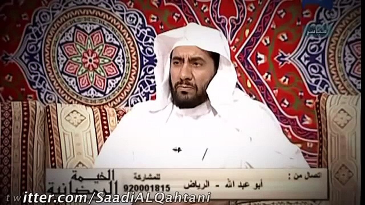 محسن العواجي يسكت متصل برد قوي - الخيمة الرمضانية