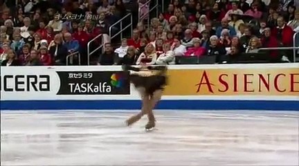 2009 세계선수권 SP 죽음의무도 일본해설 김연아 자막