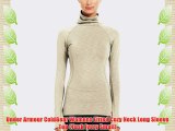 Under Armour ColdGear Womens Fitted Cozy Neck Long Sleeve Top (Tusk Ivory Small)