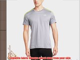 adidas Men's Response Short Sleeve T Shirt - Tech Grey F12 X-Large