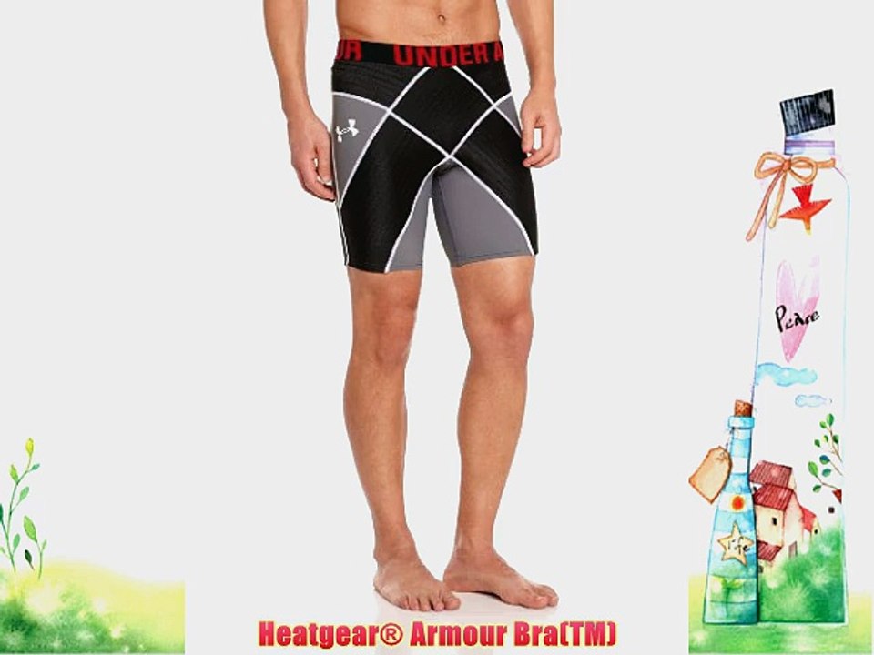 Under Armour 9 Core Short Pro Short de compression renforc? Anti-pubalgie Homme Graphite/Noir/Blanc