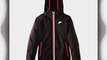 Nike Girl's Ultimate Softshell Hooded Jacket - Black/Black/Pink Force/Metallic Silver Medium