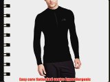 The North Face Men's Hybrid Zip Neck Long Sleeve Base Layer - TNF Black Large/X-Large