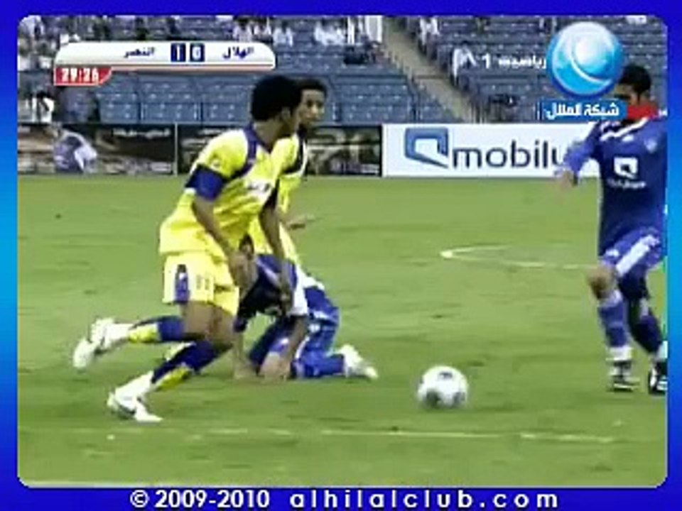 ملخص لهجمات الهلال  2 - 2 النصر - فارس عوض