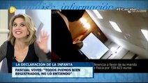 HERMANN TERTSCH Y MONTSE SUÁREZ, INDIGNADOS POR NUESTRA TRANSMISIÓN DE LA DECLARACIÓN DE LA INFANTA