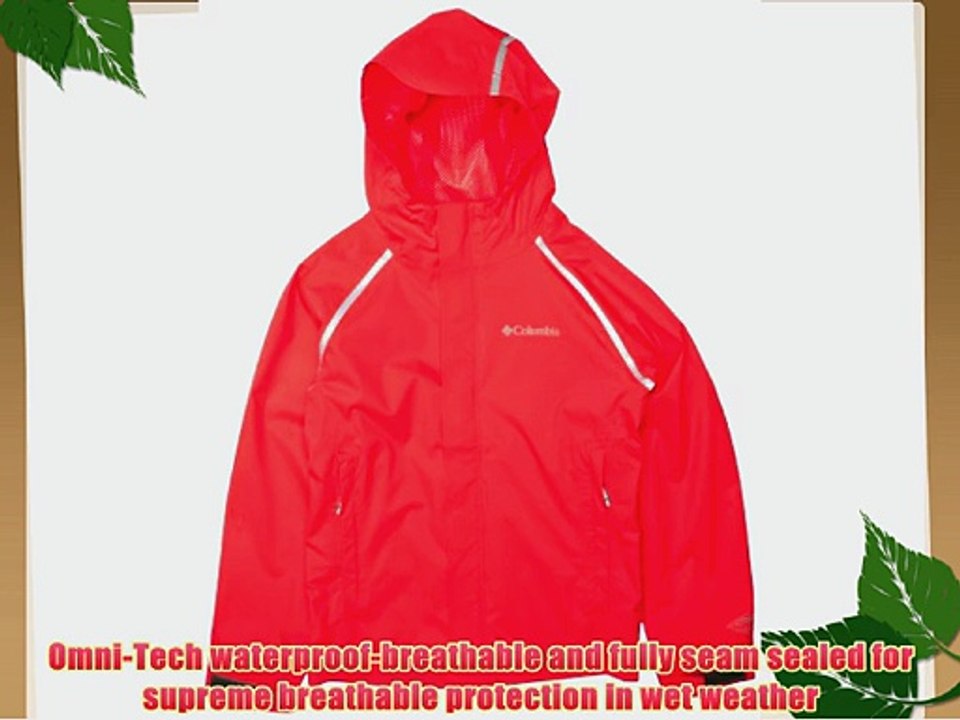 Columbia Kids ChromaTech Rain Jacket - Laser Red XX-Small