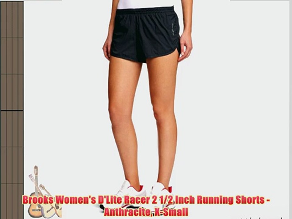 Brooks Women's D'Lite Racer 2 1/2 Inch Running Shorts - Anthracite X-Small