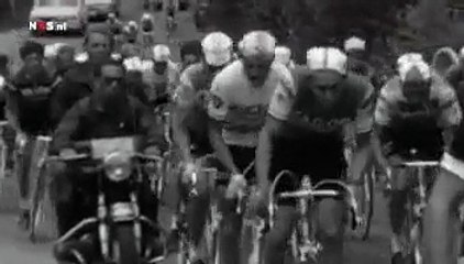 Tour de France 1970. Strijdlustige Joop Zoetemelk op de Mont Ventoux.