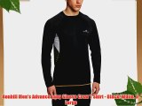 Ronhill Men's Advance Long Sleeve Crew T Shirt - Black/White X-Large