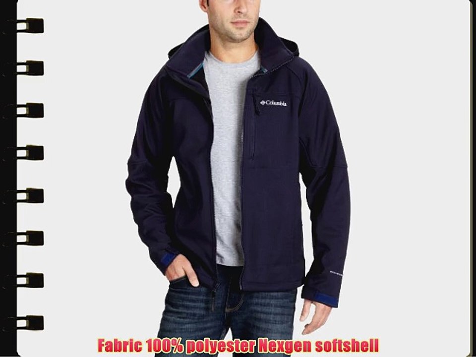 Columbia Men's Cascade Ridge Softshell - Ebony Blue Large