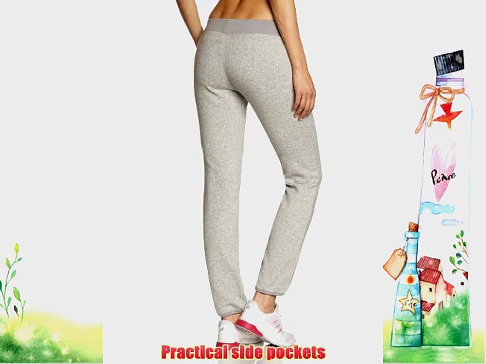 adidas Women's Super Soft Fleece Cuffed Track Pant - Medium Grey Heather Size 32