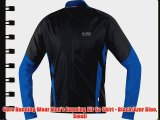 Gore Running Wear Men's Running Air So Shirt - Black/Azur Blue Small