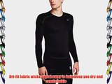 Nike Men's Core Compression 2.0 Long Sleeve Shirt-Black/Cool Grey XX-Large