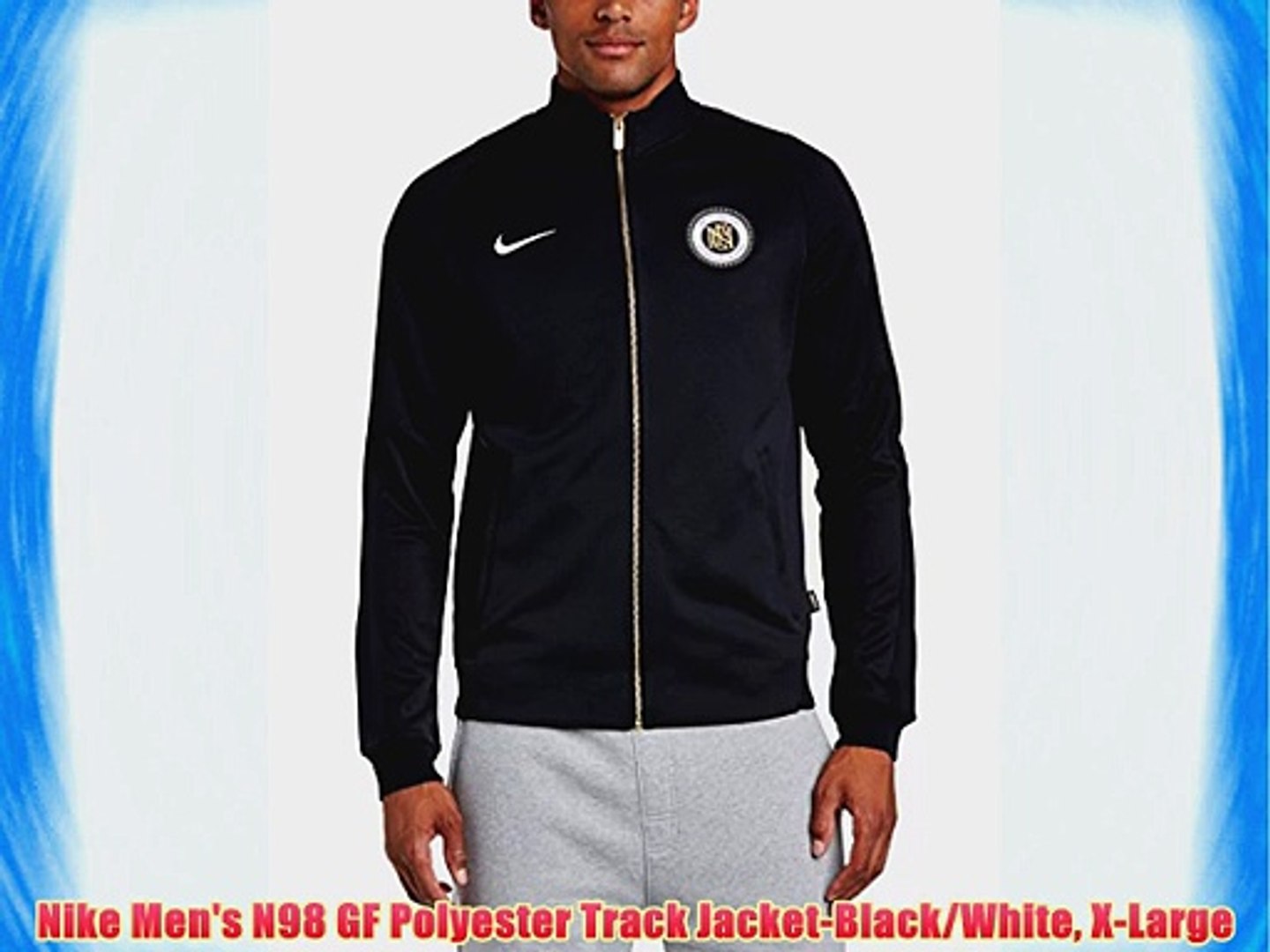 nike black polyester jacket