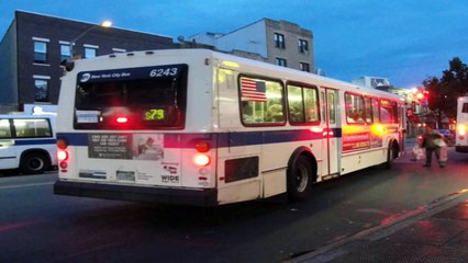 Descargar video: MTA New York City Bus 1999 Orion V 6340 [ Audio Recording ]